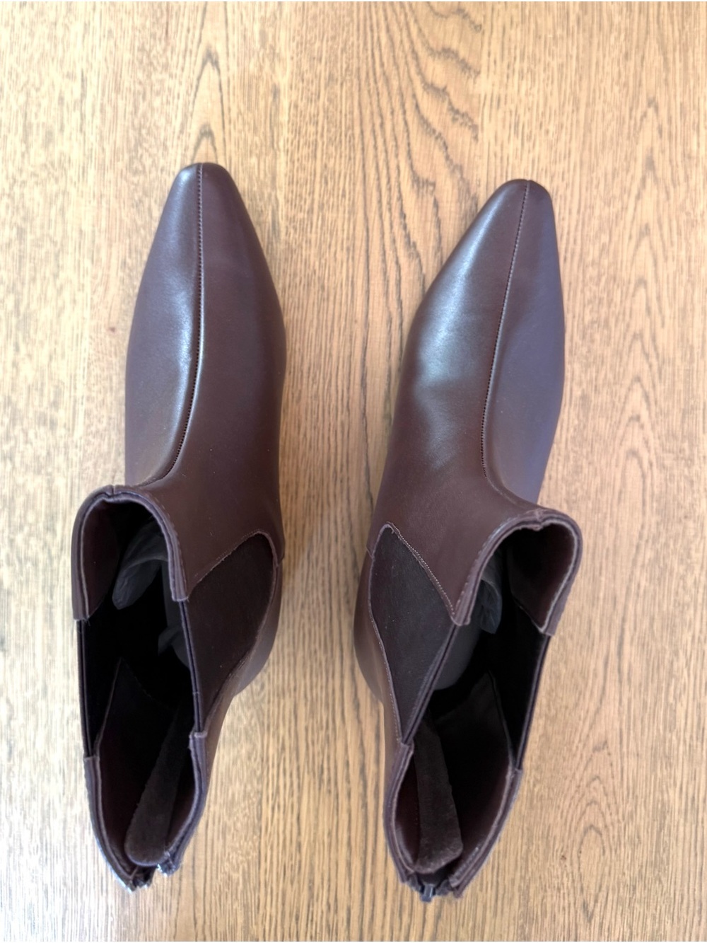 Quince Italian Leather Brown Chelsea Ankle Boots NIB Sz 7 - Picture 5 of 16